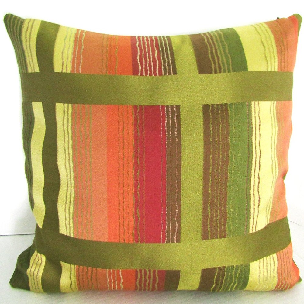 Indoor Pillow Case Sofa Throw Cushion Cover set of two Home Decor Set Stiped